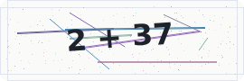 Imagem do captcha com uma soma matemática